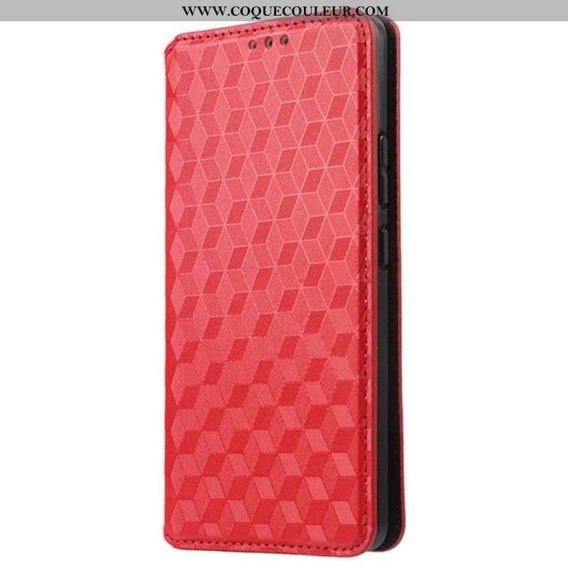 Flip Cover Samsung Galaxy S23 Ultra 5G Motif 3D