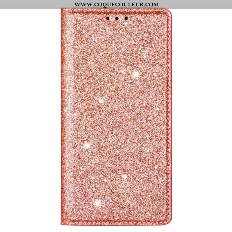 Flip Cover Samsung Galaxy S23 Ultra 5G Style Paillettes