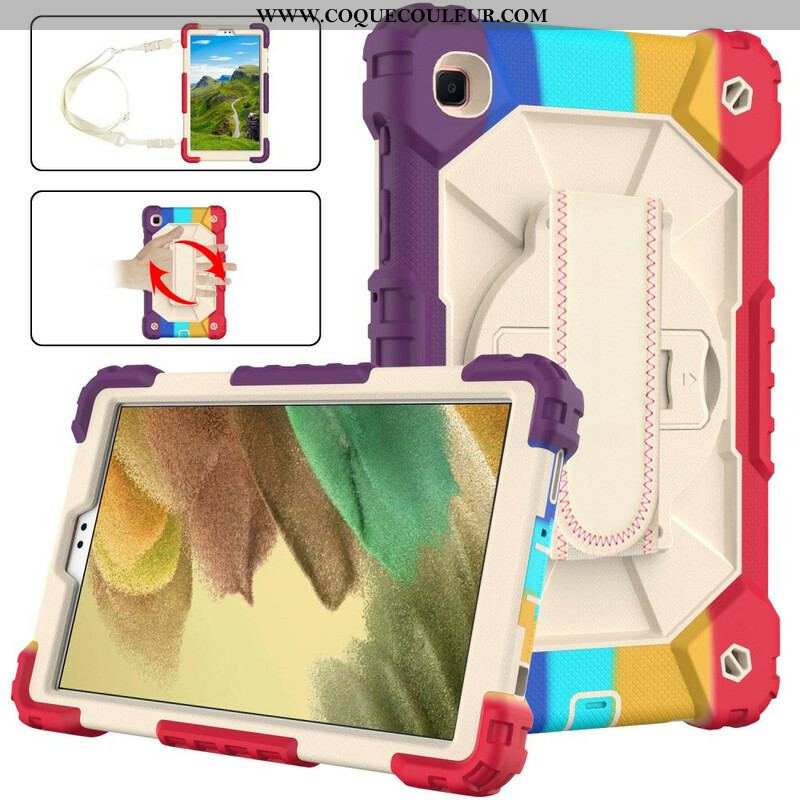 Coque Samsung Galaxy Tab A7 Lite Multi-Fonctionnelle Camouflage