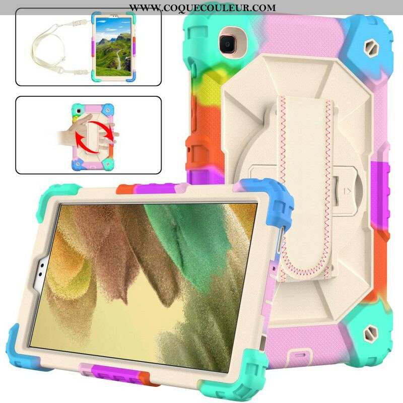 Coque Samsung Galaxy Tab A7 Lite Multi-Fonctionnelle Camouflage