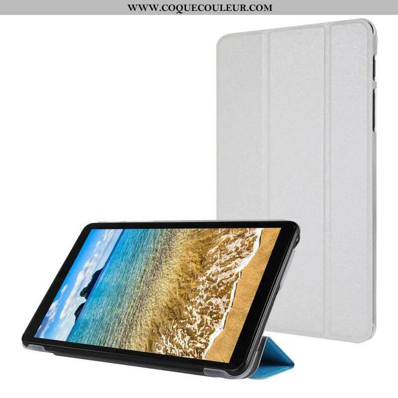 Smart Case Samsung Galaxy Tab A7 Lite Simili Cuir Texture Soie