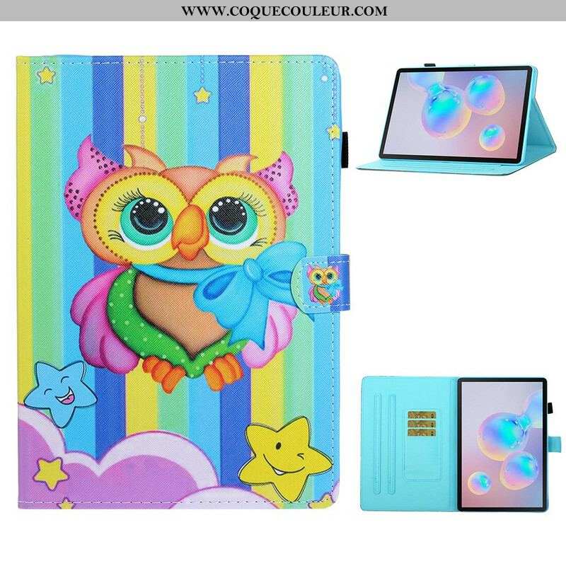 Housse Samsung Galaxy Tab S8 / Tab S7 Hibou Éclaté