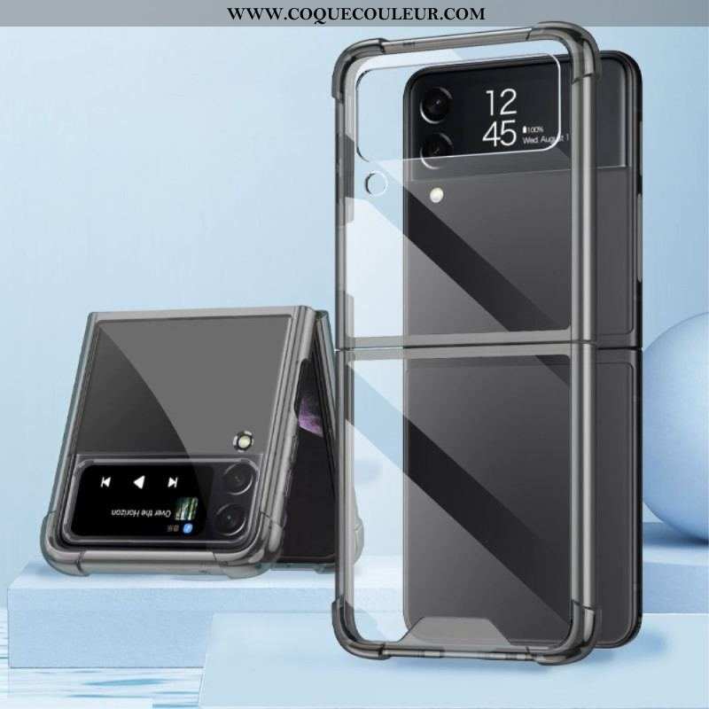 Coque Samsung Galaxy Z Flip 4 Transparente Coins Renforcés GKK