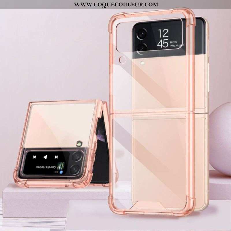 Coque Samsung Galaxy Z Flip 4 Transparente Coins Renforcés GKK