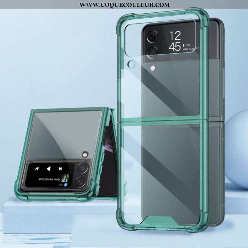 Coque Samsung Galaxy Z Flip 4 Transparente Coins Renforcés GKK