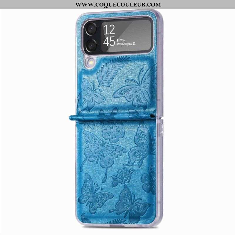 Coque Samsung Galaxy Z Flip 4 Papillon la Nuit