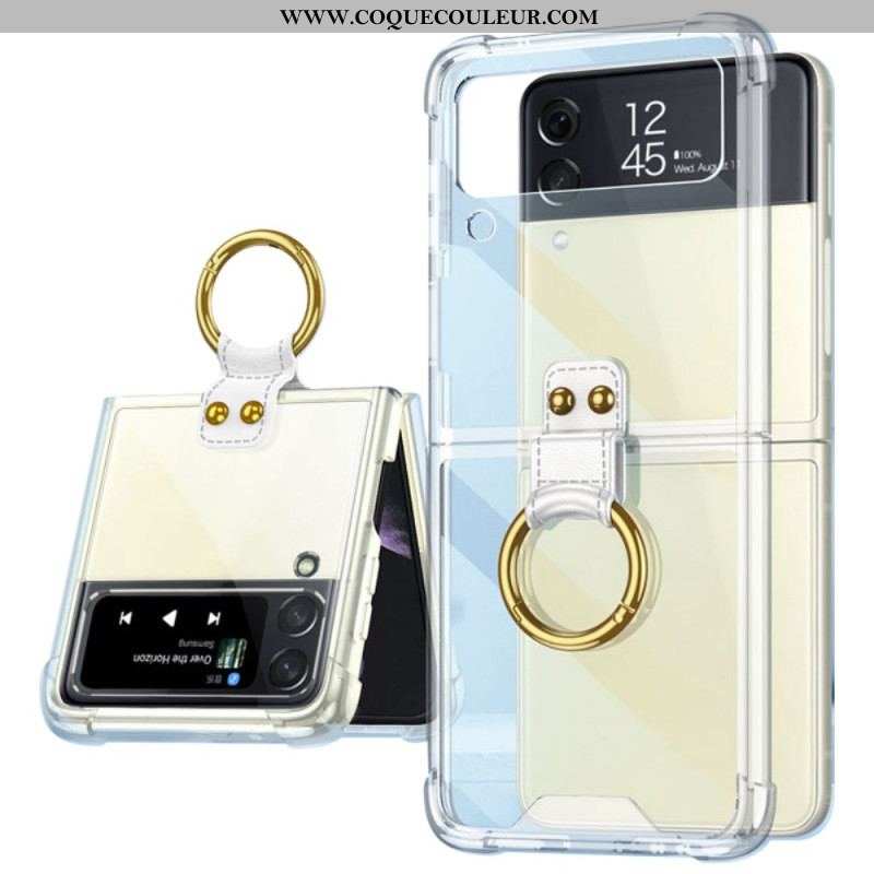 Coque Samsung Galaxy Z Flip 4 Teintée avec Anneau GKK