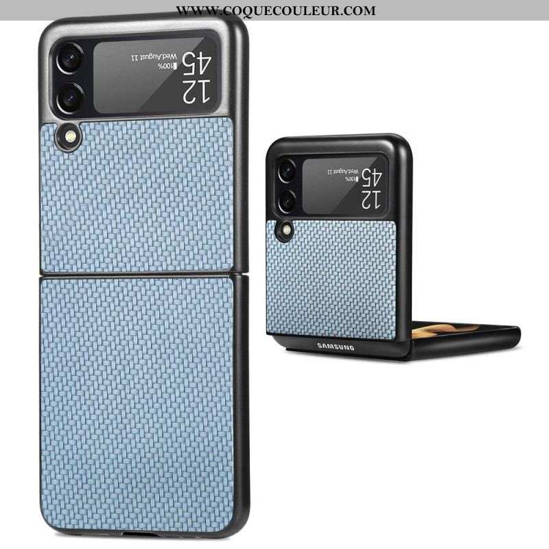 Coque Samsung Galaxy Z Flip 4 Fibre Carbone Texturée