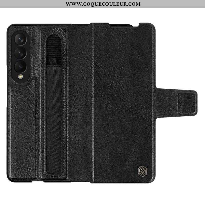 Housse Samsung Galaxy Z Fold 3 5G Simili Cuir NILLKIN