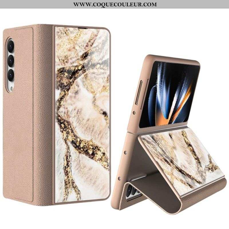 Coque Samsung Galaxy Z Fold 4 GKK Marble Waves