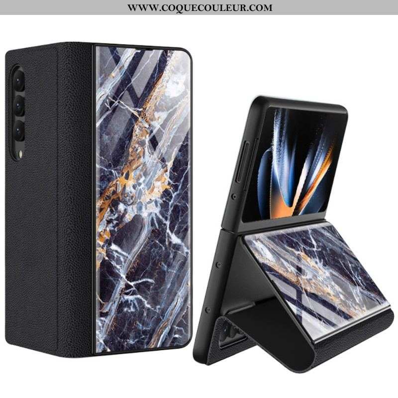 Coque Samsung Galaxy Z Fold 4 GKK Marble Waves