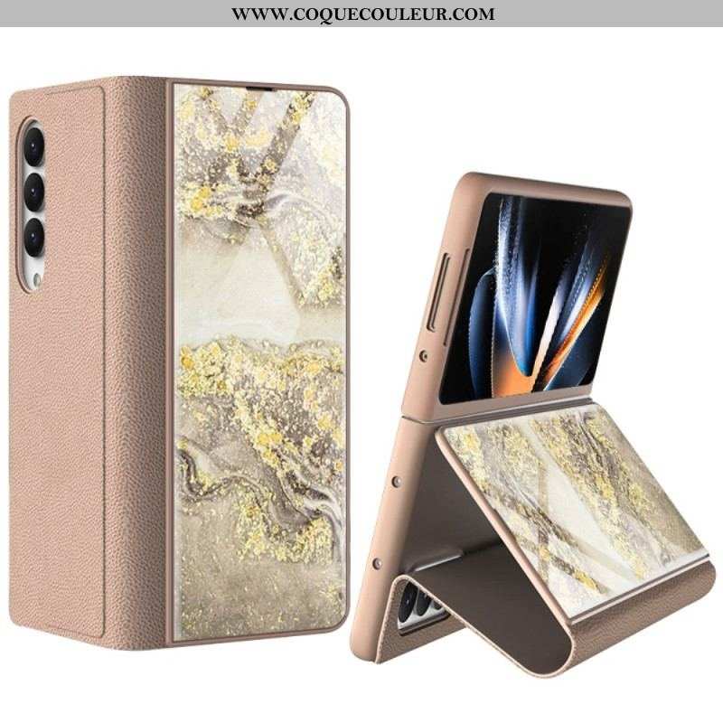 Coque Samsung Galaxy Z Fold 4 GKK Marble Waves