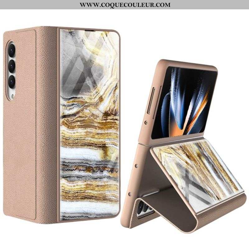 Coque Samsung Galaxy Z Fold 4 GKK Marble Waves