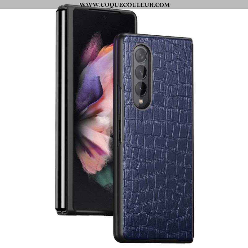 Coque Samsung Galaxy Z Fold 4 Classic Croco