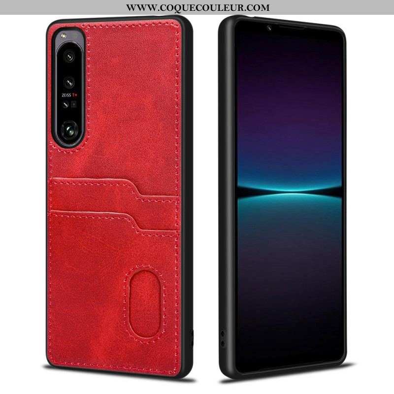 Coque Sony Xperia 1 IV Double Porte-Cartes