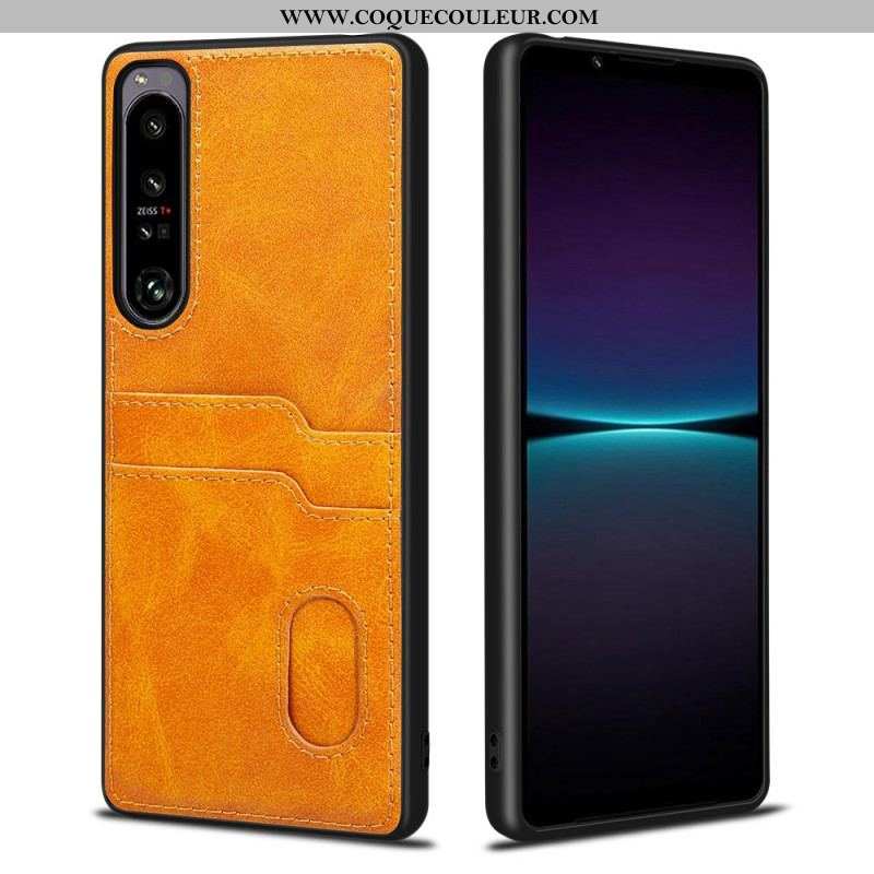 Coque Sony Xperia 1 IV Double Porte-Cartes