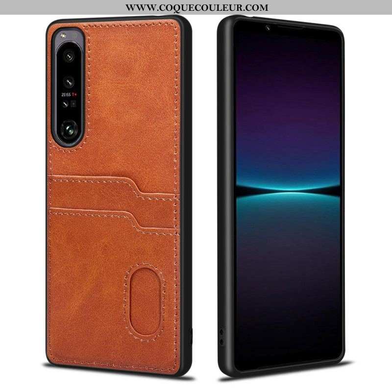 Coque Sony Xperia 1 IV Double Porte-Cartes