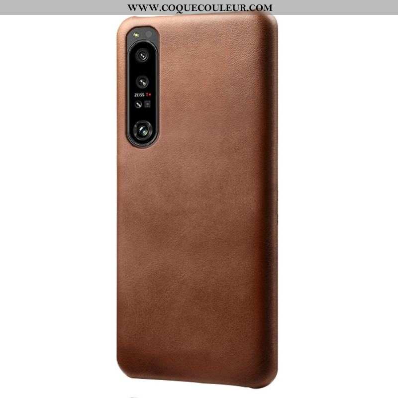 Coque Sony Xperia 1 IV Effet Cuir