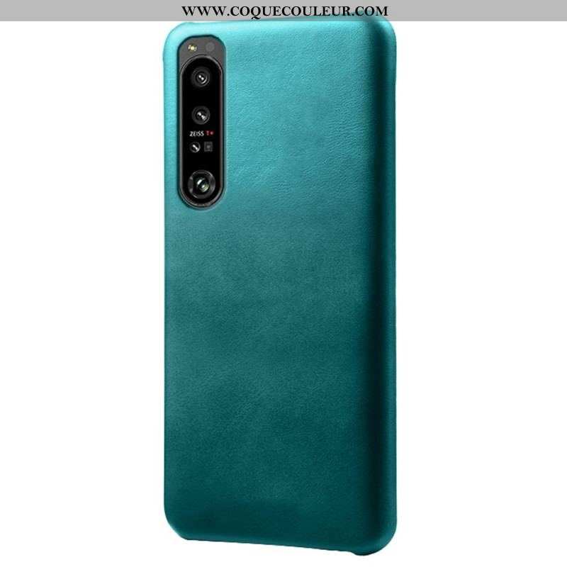 Coque Sony Xperia 1 IV Effet Cuir