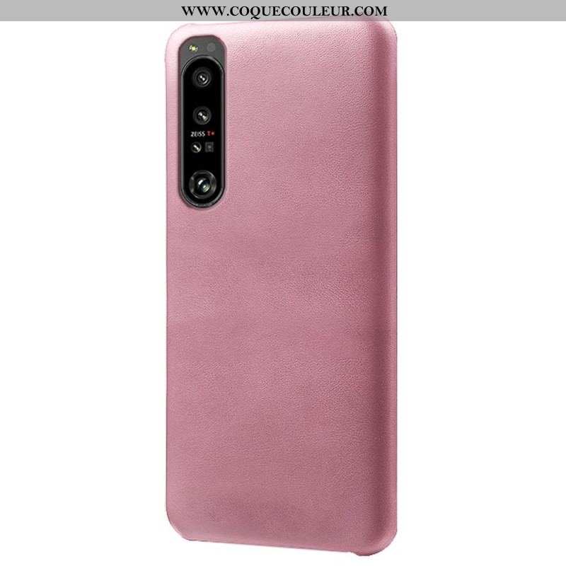 Coque Sony Xperia 1 IV Effet Cuir