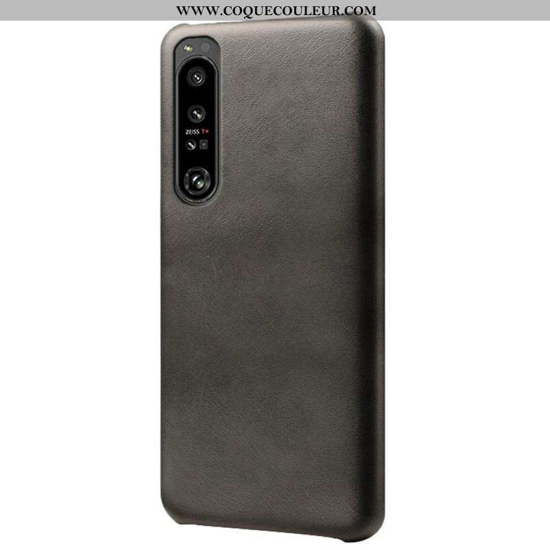 Coque Sony Xperia 1 IV Effet Cuir