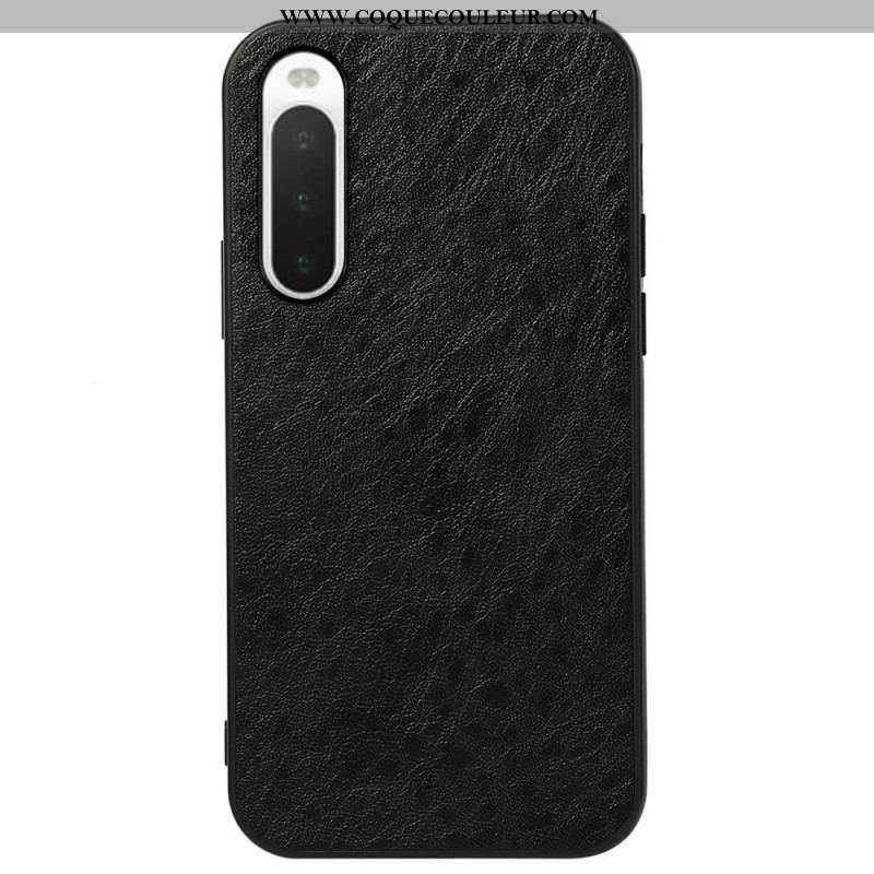 Coque Sony Xperia 10 IV Effet Cuir