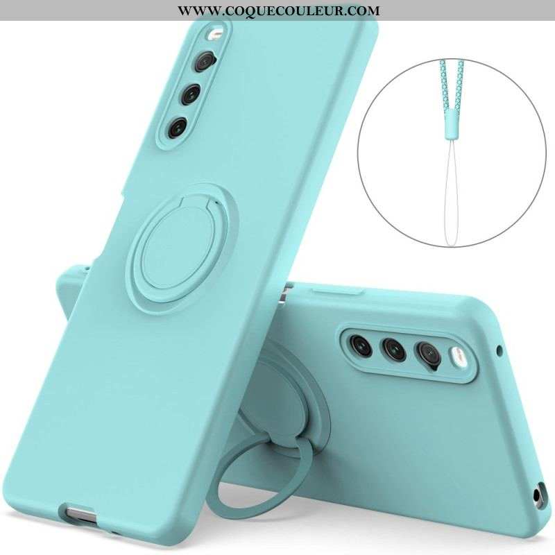 Coque Sony Xperia 10 IV Unie Anneau-Support