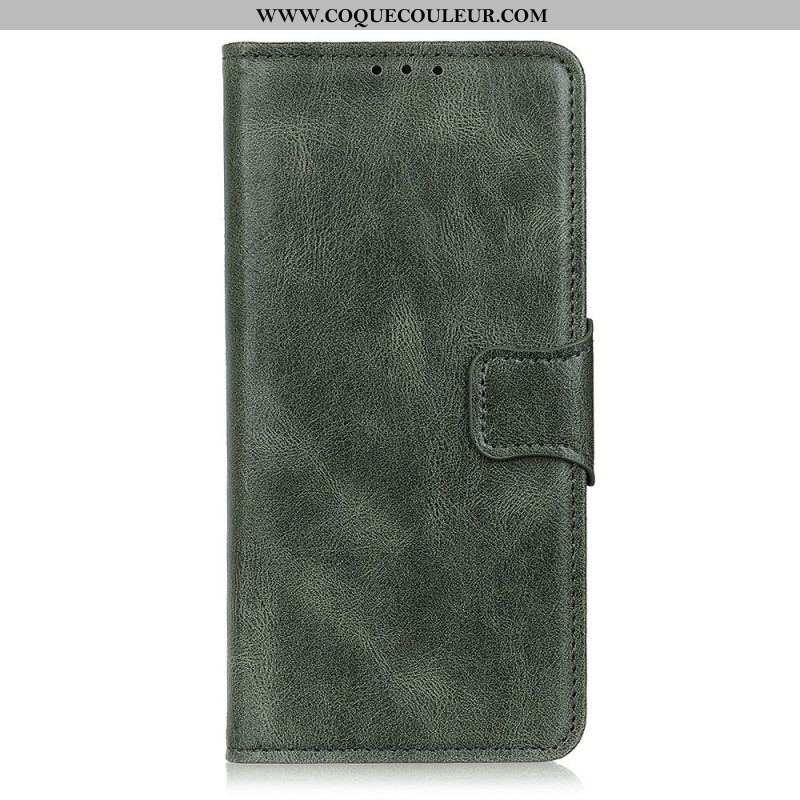 Housse Sony Xperia 10 IV Style Cuir Fermoir Réversible