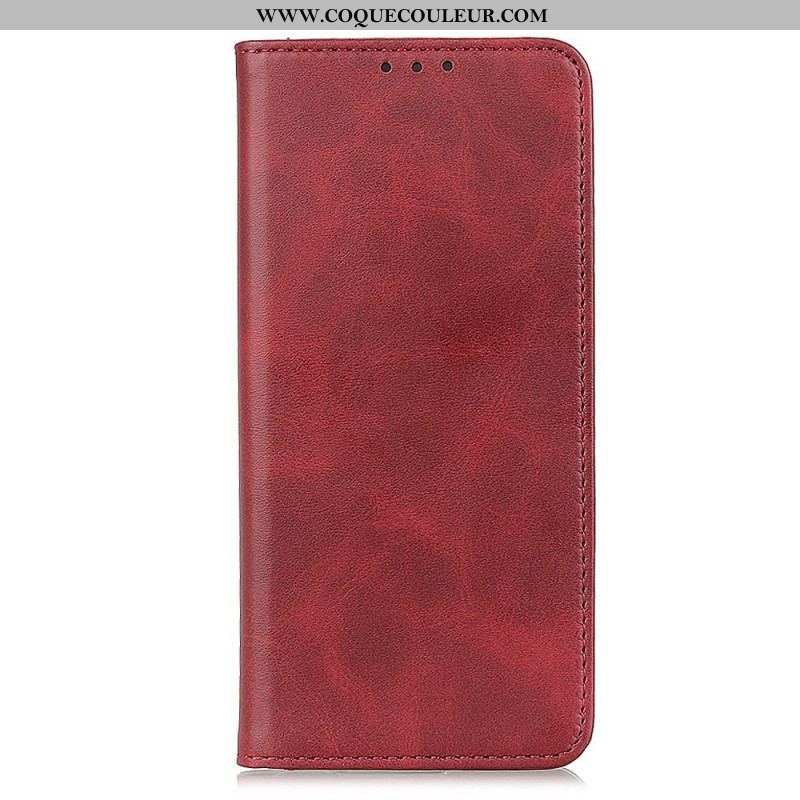 Flip Cover Sony Xperia 10 IV Cuir Fendu