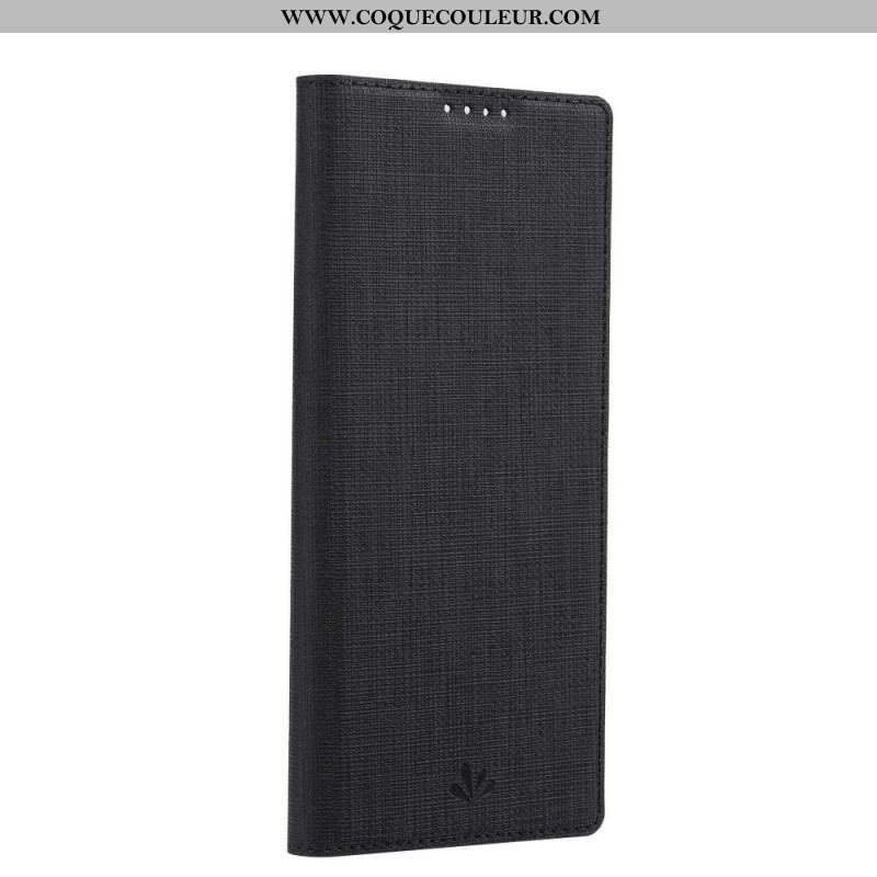 Flip Cover Sony Xperia 10 IV Texture Tissu VILI