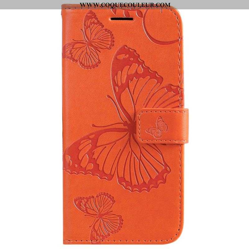 Housse Xiaomi 12 / 12X Papillons Géants à Lanière