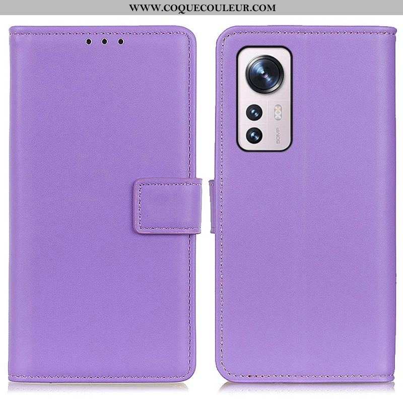 Housse  Xiaomi 12 / 12X Simili Cuir Simple