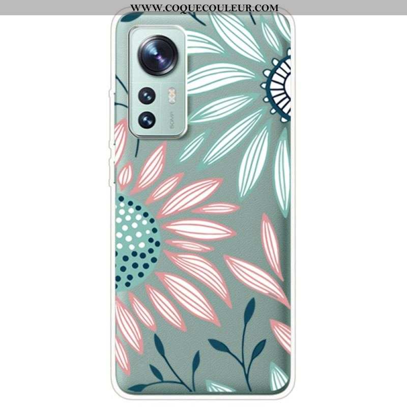 Coque  Xiaomi 12 / 12X  Transparente Une Fleur