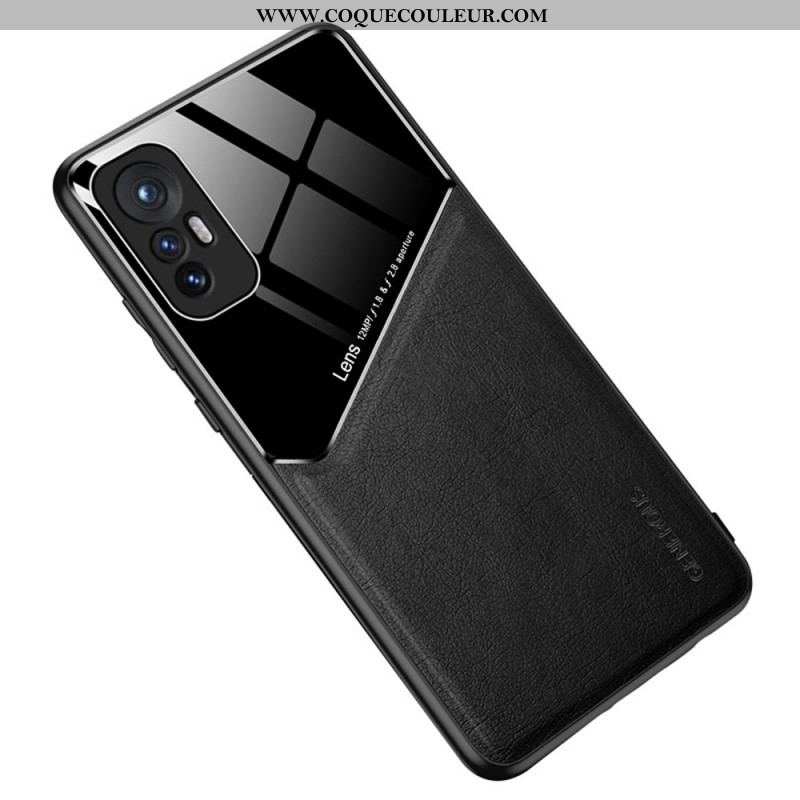 Coque  Xiaomi 12 / 12X  Effet Cuir Magnétique