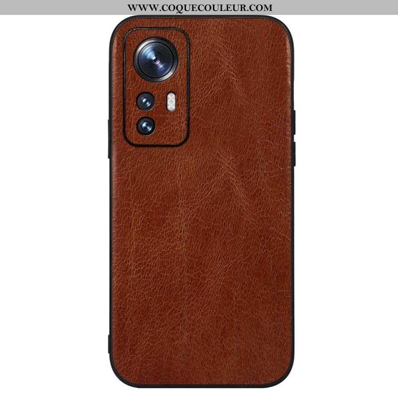 Coque Xiaomi 12 / 12X Véritable Cuir