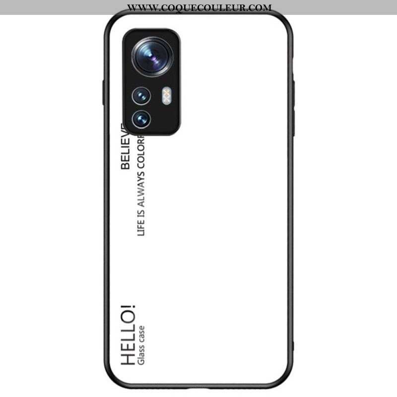 Coque  Xiaomi 12 / 12X Verre Trempé Hello