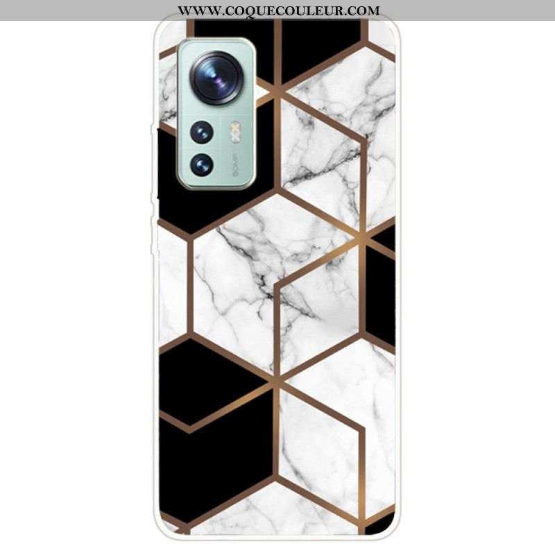 Coque  Xiaomi 12 / 12X  Silicone Marbre Design