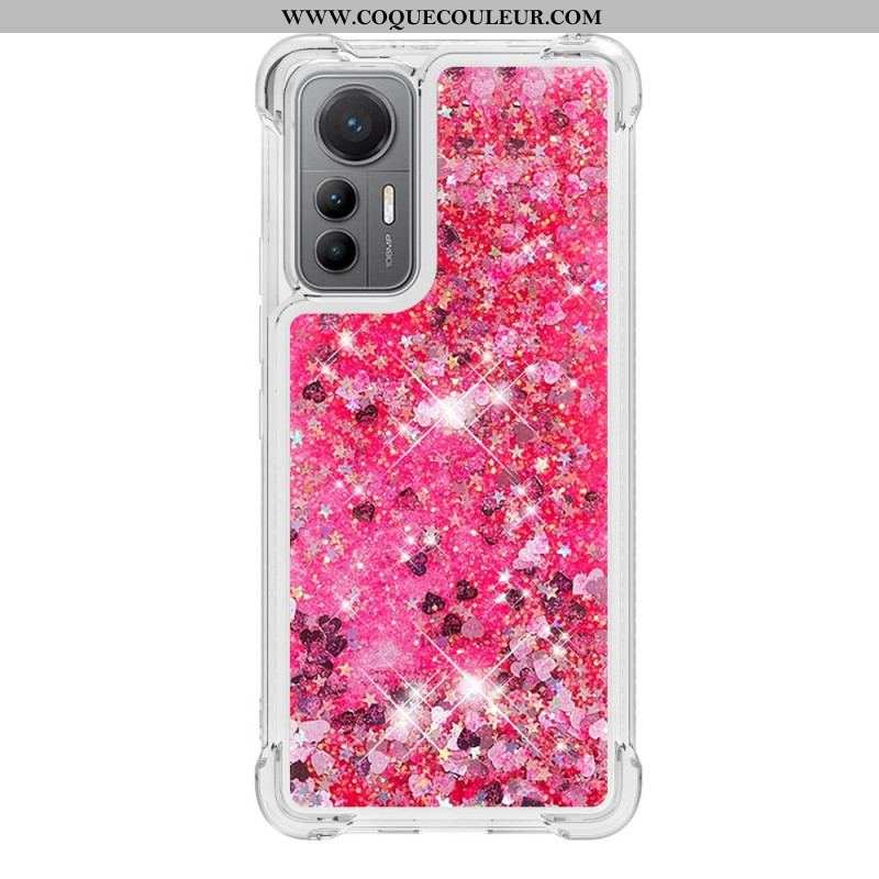 Coque Xiaomi 12 Lite Paillettes Colorées