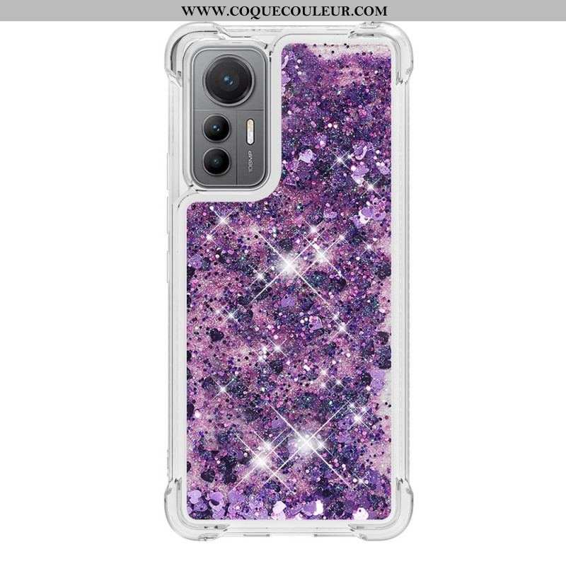 Coque Xiaomi 12 Lite Paillettes Colorées