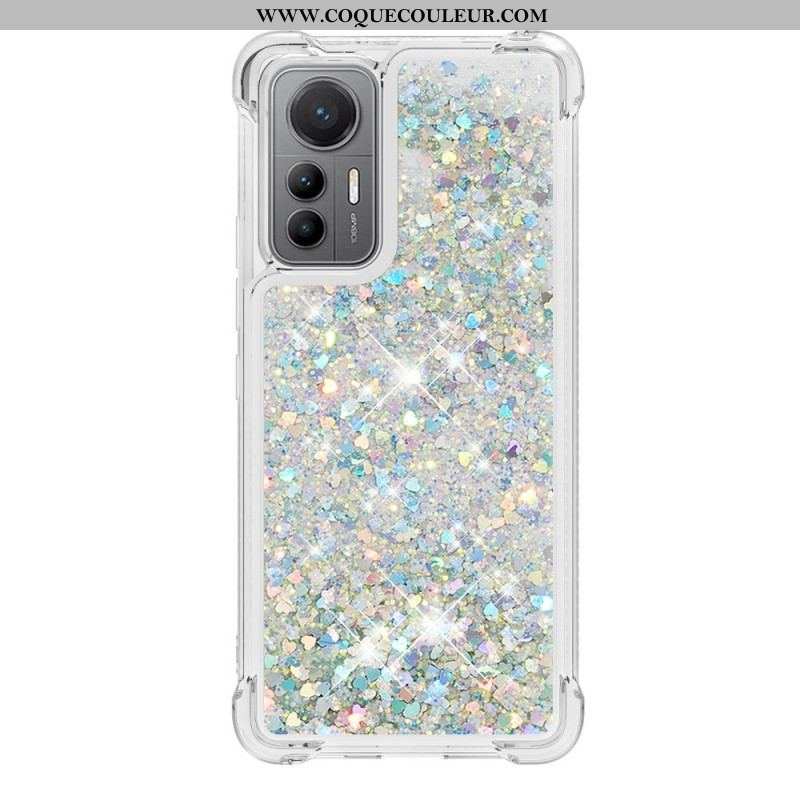 Coque Xiaomi 12 Lite Paillettes Colorées