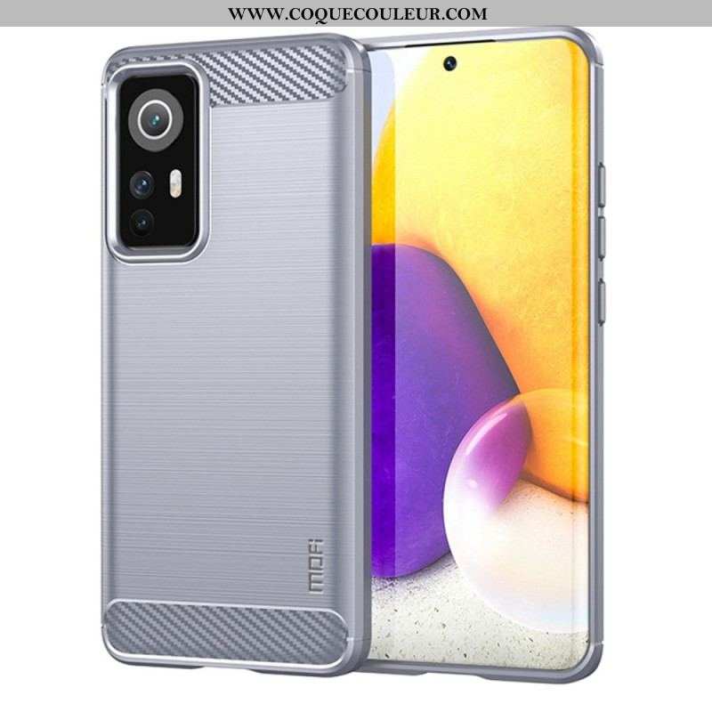 Coque Xiaomi 12 Lite Fibre Carbone Brossée MOFI