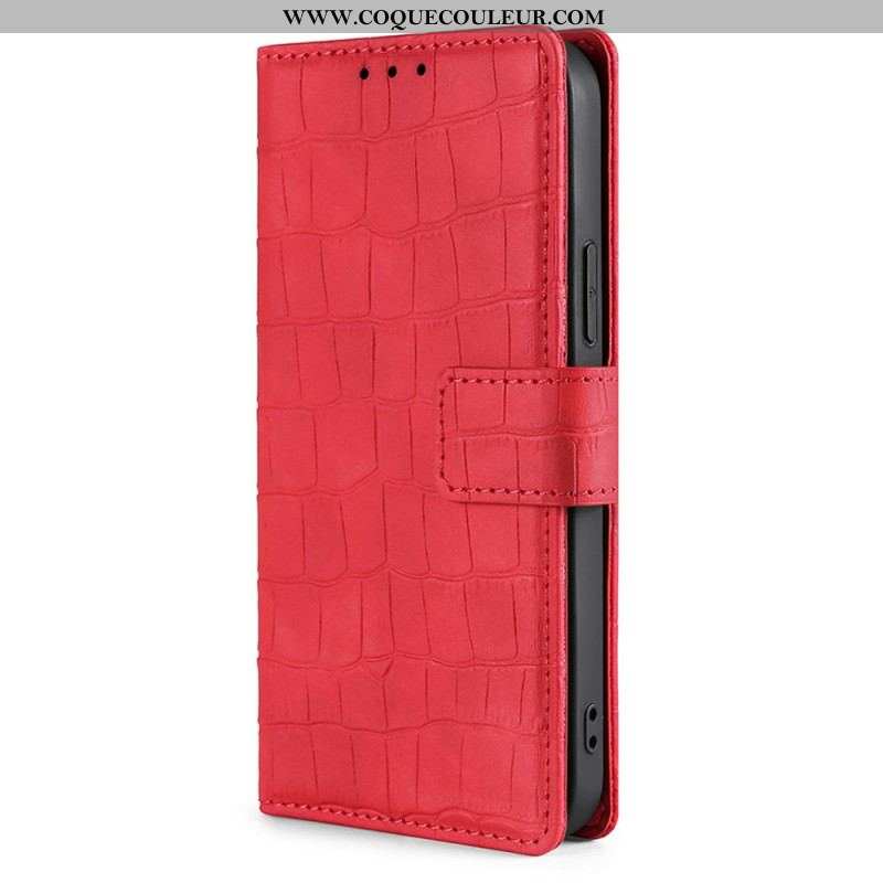 Housse Xiaomi 12 Pro Skin-Touch Crocodile