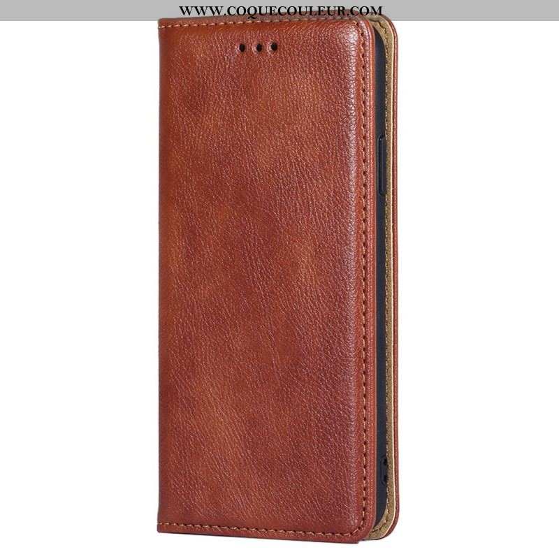 Flip Cover Xiaomi 12 Pro Simili Cuir Coutures