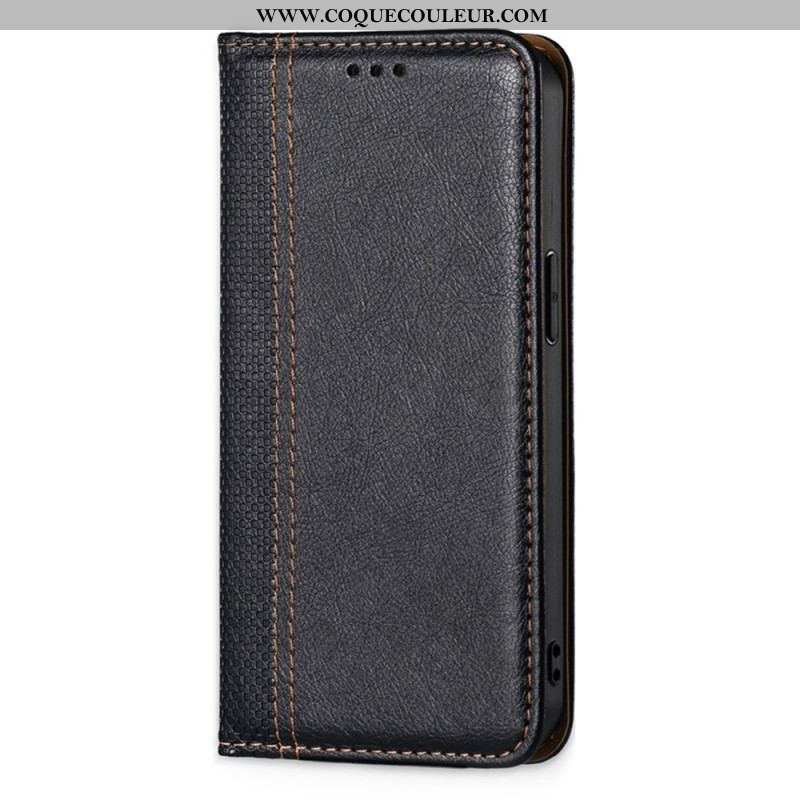 Flip Cover Xiaomi 12 Pro Effet Cuir Vintage