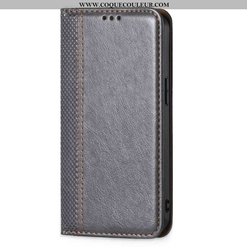 Flip Cover Xiaomi 12 Pro Effet Cuir Vintage