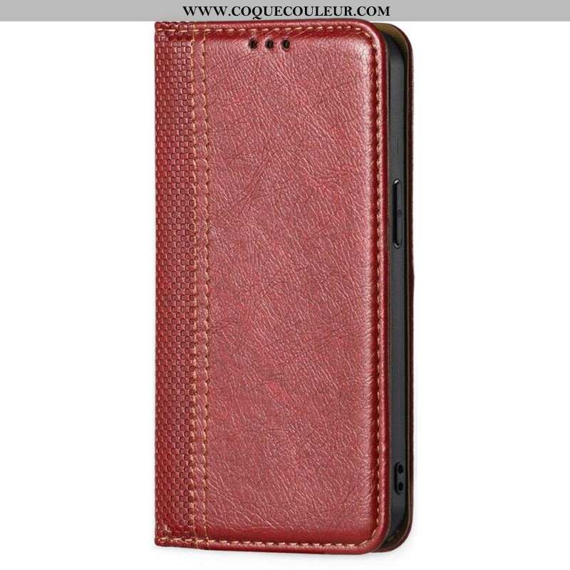 Flip Cover Xiaomi 12 Pro Effet Cuir Vintage