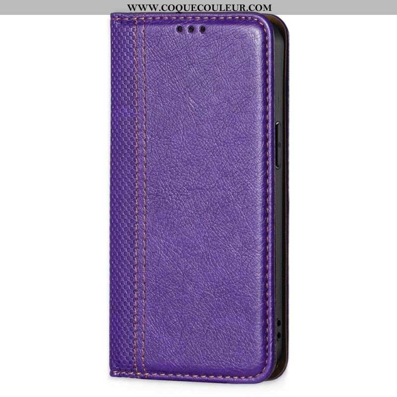 Flip Cover Xiaomi 12 Pro Effet Cuir Vintage