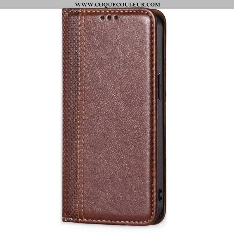 Flip Cover Xiaomi 12 Pro Effet Cuir Vintage