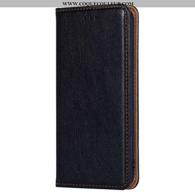 Flip Cover Xiaomi 12T / 12T Pro Effet Cuir Verni