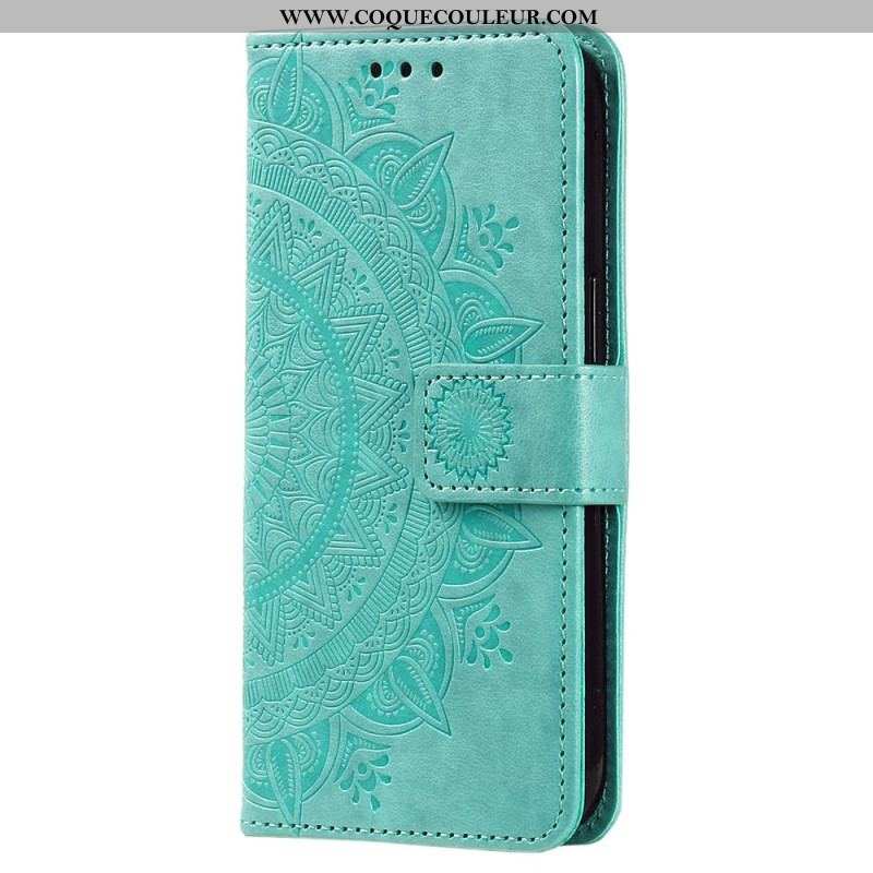 Housse Xiaomi 12T / 12T Pro Mandala Soleil avec Lanière